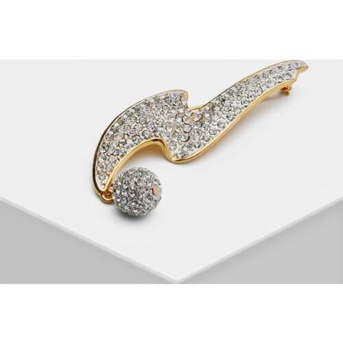 Amorita boutique Microscope crystal fashion design Brooches