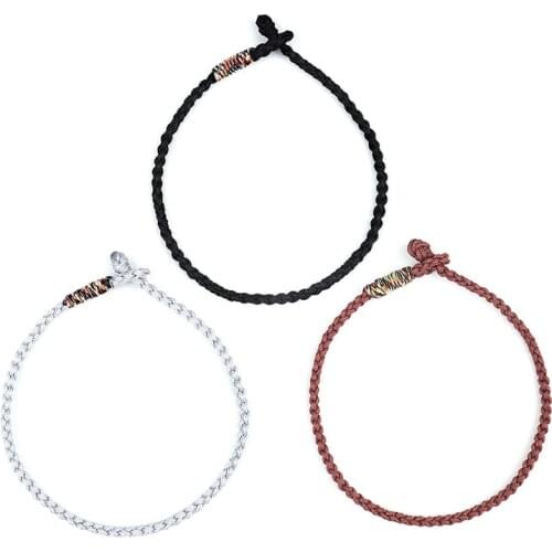 ZV Trendy Jewelry Rope Bracelet For Woman Ethnic Style Adjustable Friendship Chain Paired Rope For Girls Gift Dropshipping