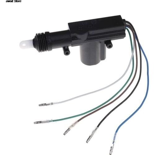 Car Auto Heavy Duty Power Door Lock Actuator Motor 5 Wire Slave Actuator Solenoid Central Locking 12V