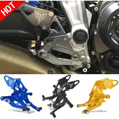 MT-07 FZ-07 Motorcycle Adjustable Rear Set Rearsets Footrest For Yamaha MT07 FZ07 MT FZ 07 2013 14 2015 2016 2017 2018 2019 2020