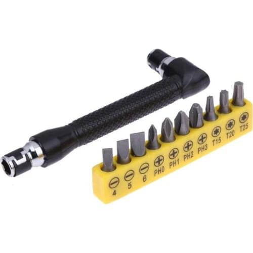 10 in 1 Socket Screwdriver Set Precision L-shaped Angle Head