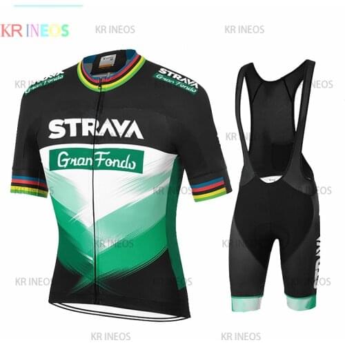 STRAVA Cycling clothing mens womens cycling equipment mountain bike bicycle racing dress bicycle uniform cycling jersey