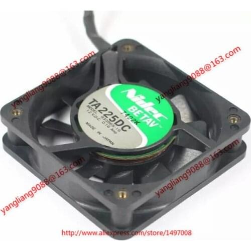 Nidec R33965-16 DC 12V 0.16Amp 60x60x15mm Server Cooling Fan