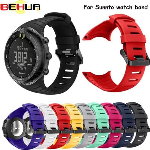 Outdoor Sport Watch Strap Luxury silicone Watch Replacement Band Strap For SUUNTO CORE Watch Bracelet Watchband Correas de reloj