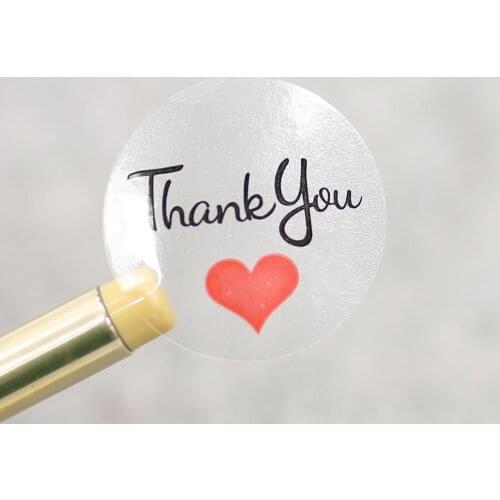 Transparent Thank You Sticker,PVC sticker, Thank You Label, Wedding Sticker, Envelope Seals,Thank You Tag 120pcs/lot