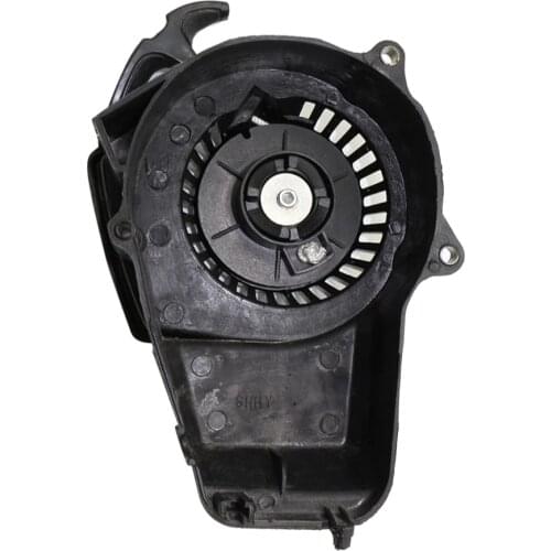 Pull Start Starter Alloy Pocket Rocket Bike Mini Dirt ATV Quad 47cc 49cc 50cc 2 Stroke Engine Brand New Black