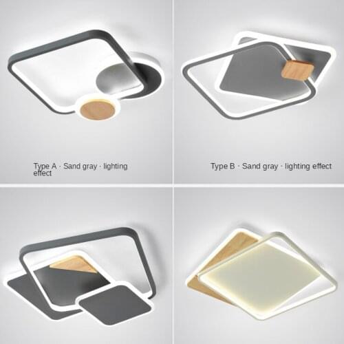 LED Bedroom Ceiling Lamp Living Room Simple Modern Lighting Creative Warm and Romantic 2020 New Master Bedroom Nordic Lamps