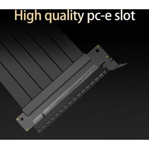 Extension Cable PCI Express Riser Shielded Extender Full Speed 3.0 PCIE X16 Riser Cable Graphics Card 30cm