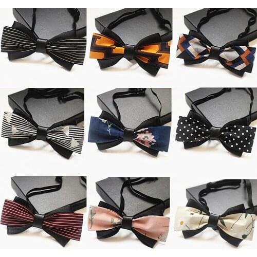 Unique Design bowtie stage evening dress wedding groom groomsman ties for men