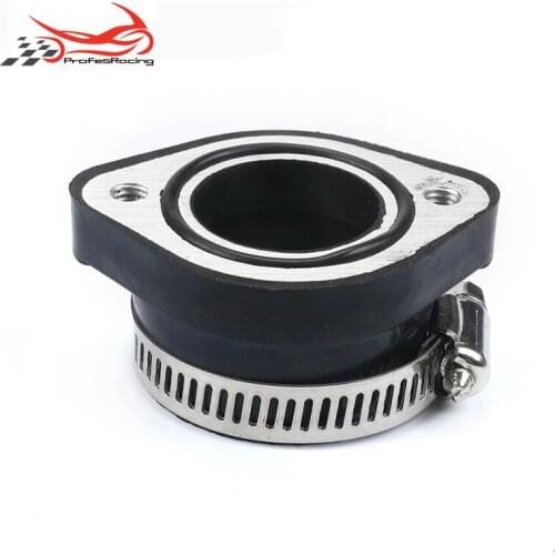 Motorcycle Carburetor Rubber Adapter Inlet Intake Pipe For MIKUNI VM24 OKO KOSO KEIHIN PE28&30mm Pit Dirt Bike ATV