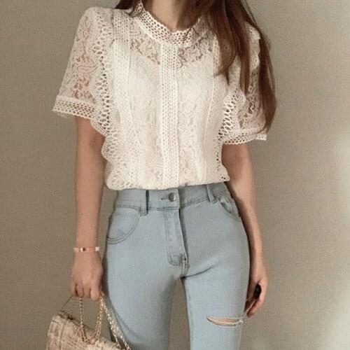 Кружевные блузки Wangxiangqian China At AliExpress