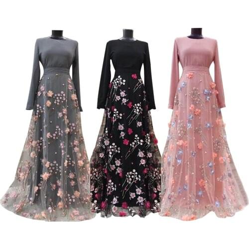 Women Muslim Evening Dress Abaya Dubai Islamic Elegant Female Costume Sequins Hollow Out Fashion Ramadan Party Dress