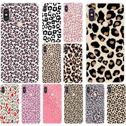 193FG Leopard grain Soft Silicone Tpu Cover phone Case for xiaomi redmi 5A 8 8A 5Plus note 5 5A 8 8t Pro