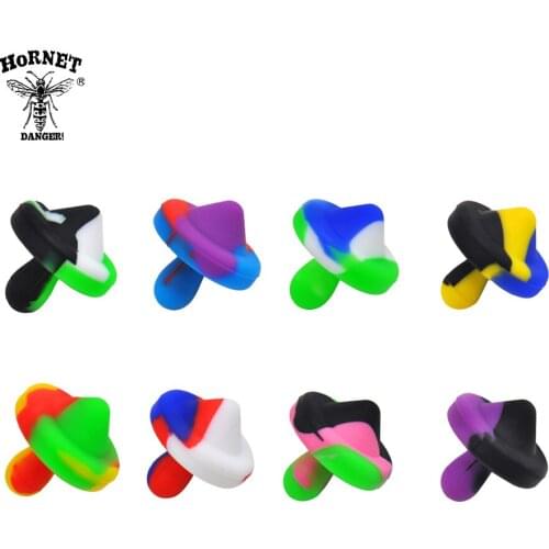 HORNET Premium Gyro Shape FDA Silicone Carb Cap Dabber Wax Oil Tool 28 MM / 1.1 Inch Handle Oil Wax Cavers Tool Accessories