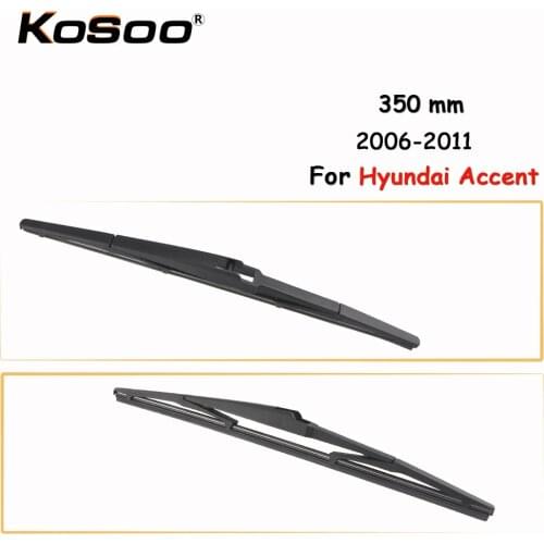 KOSOO Auto Rear Car Wiper Blade For Hyundai Accent,350mm 2006-2011 Rear Window Windshield Wiper Blades Arm,Car Accessories