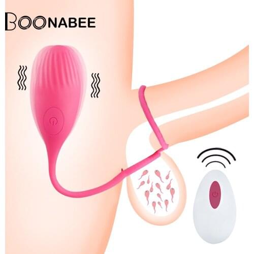 Male Vibrator Penis Locked sperm Ring Penis Stimulation penis delay trainer Male Masturbator Sex toys for Men Adults 12 Modes