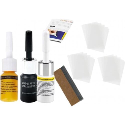 New Car Windshield Repair Resin Cure Tool Glass Crack Chip Repair Glass Repair Car Wash Maintenance Auto Glass Repair Fluid Kit