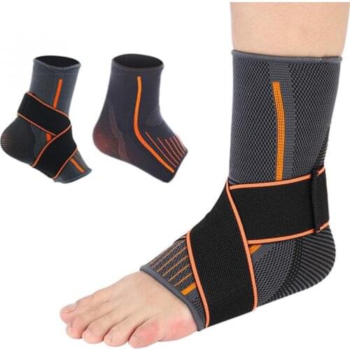 Ankle Support Brace Compression Breathable Foot Elastic Guard Strap Posture Corrector Foot Support Sports Protector Belt for Man