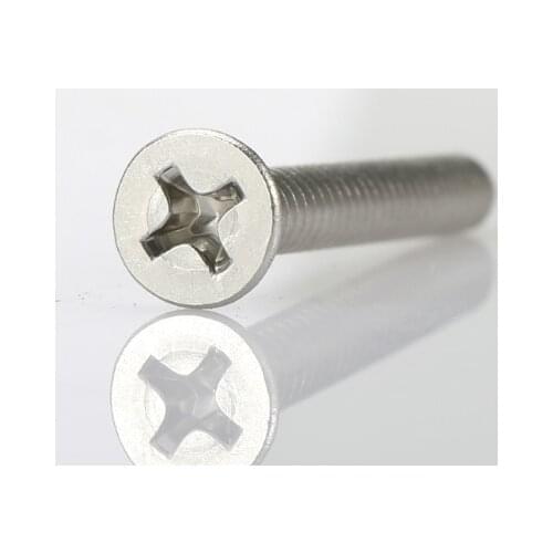 Stainless steel self tapping screw flat head screw countersunk head cross screw