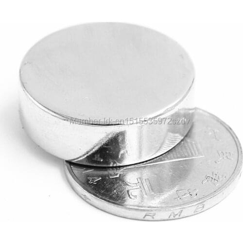 50pcs Strong Round Dia 25mm x 8mm N35 Rare Earth Neodymium Magnet Art Craft Fridge 25x8mm