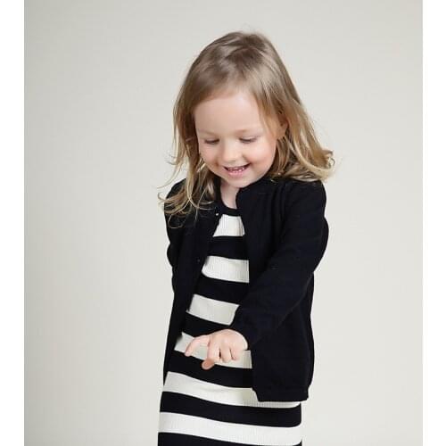 Baby Girls Sweater Toddler Boy Candy Colors Cardigans Knit Long-Sleeve Warm Wool Sweater Spring/Autumn School Basic Kids Sweater