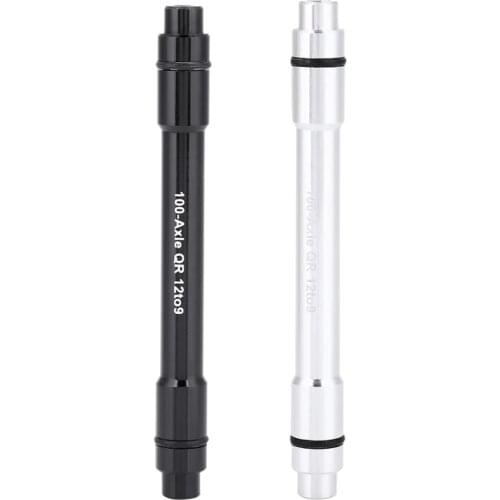 Bike Front Wheel Thru Axle Quick Release Adapter 12mm to 9mm Cycling MTB Mountain Bike Hub Conversion Skewer Adapter