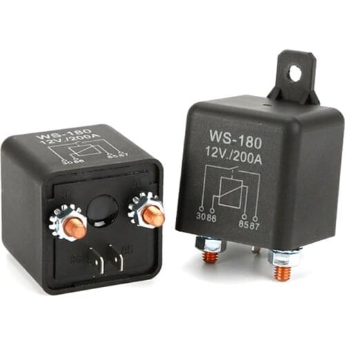 The Truck Motor Car High Current Start Relay 12V/24V 200A 2.4W Continuous Type Relay/Auto Emergency Modified Main Power Switch