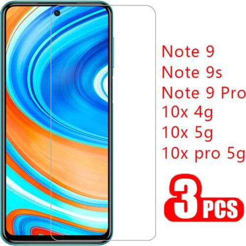 Protective glass on redmi note 9s screen protector tempered glas for xiaomi ksiomi not 9 s pro s9 10x 4g 10 x pro 5g film note9s