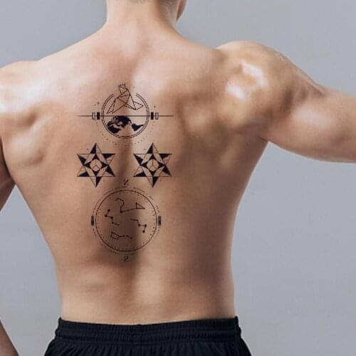 1 Sheet Tattoo Stickers 3D Long-lasting Temporary Tattoo Sticker for Shoulder
