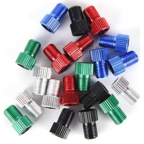 4pcs Bicycle Valve Adapter Air Pump Road Bike Tire Gas Tube Tool