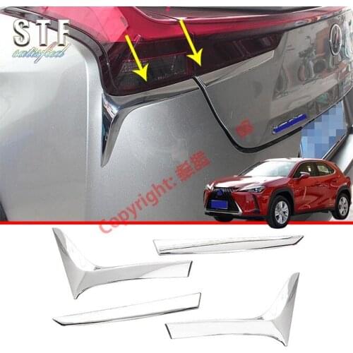 ABS Chrome Tail Light Rear Back Frame Lamp Trim molding For Lexus UX UX200 250H 260H 2019 2020