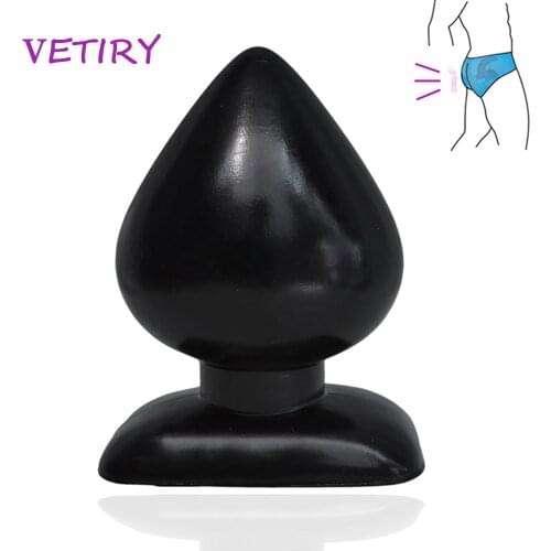 VETIRY Adult Large Anal Sex Toys Huge Size Butt Plugs Prostate Massage For Men Female Anus Expansion Stimulator Big Anal Beads