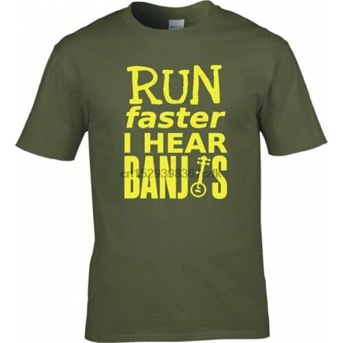DELIVERANCE RUN FASTER I HEAR BANJOS T SHIRT NEW
