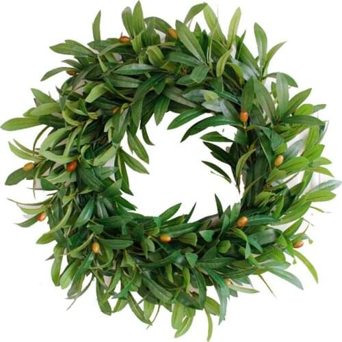 Artificial Plants Leaves Wreath Accessory For Home Wedding Decoration DIY Decorative Garland Party Favor