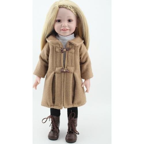 45CM Realistic Girl Doll Looking Girl Princess Baby Dolls 18 Inch Safe Full Vinyl Girl Dolls for Kids Gift