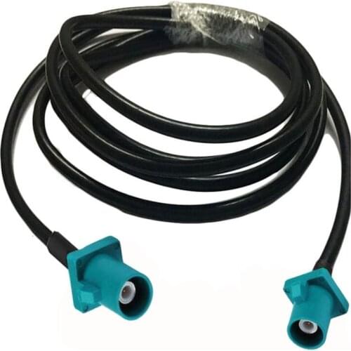 LMR195 Fakra Z Male to Fakra Z Male RF GPS Antenna Coaxial Extension Jumper Cable 50ohm 1m 3m 5m 10m 15m 20/30m
