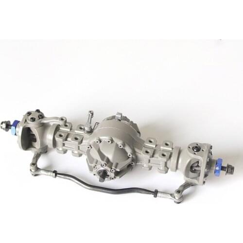 Metal Differential Front Through Bridge for 1/14 Tamiya RC Truck Trailer Tipper Scania MAN Benz Actros Volvo Car Diy Parts