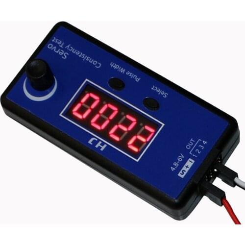 Multi-function Tester for Servo/Motor/ESC Of DIY RC Boat/Car Model Underwater Thruster Servo Consistency Test