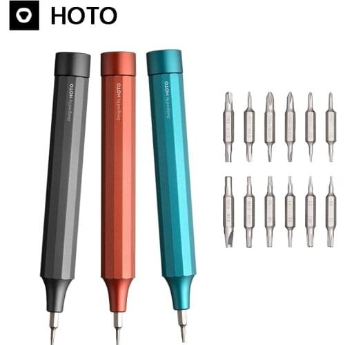 Screwdriver Set 12 Precision Magnetic Bits DIY Dismountable Mini Portable Screwdrivers Kit for Notebook Cell Phone Watch Repair
