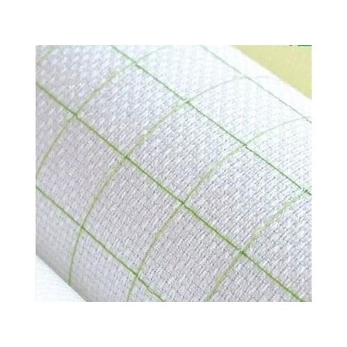 New arrival 40x40cm white with grid 14ct cross stitch fabric aida coth canvas DIY handmade needlework sewing craft supplies