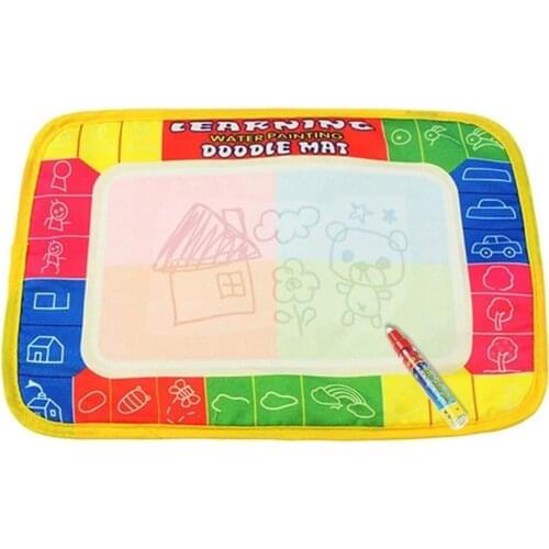 OCDAY Baby Kids Water Drawing Board with Magic Pen Doodle Painting Picture Water Drawing Play Mat Drawing Toys for Children Gift