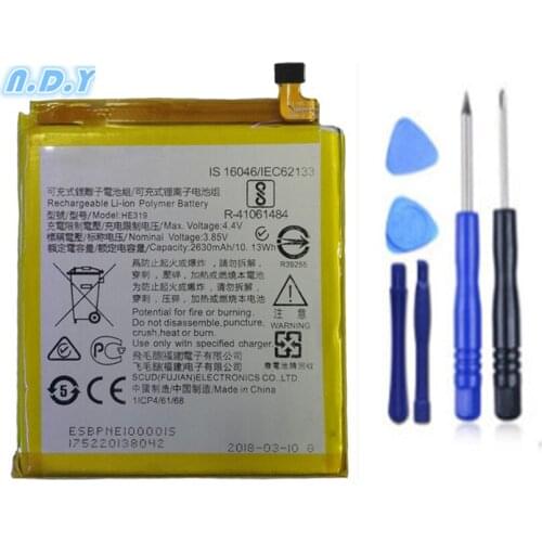 Original HE319 2650mAh Battery For For Nokia 3 TA-1020 1028 1032 1038 Lithium Polymer Batteries + Free Tools