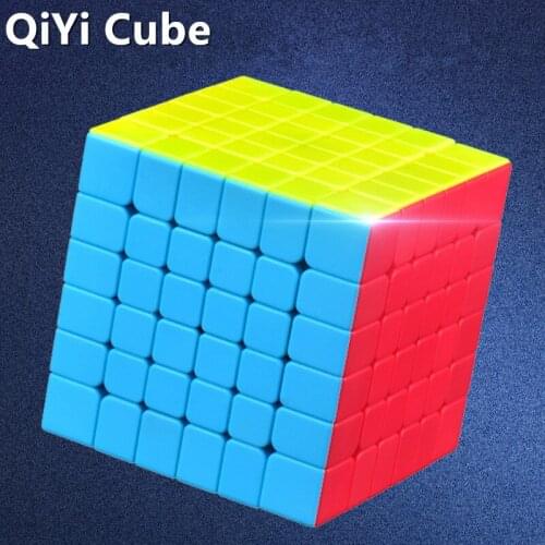 Qiyi Qifan S 6x6x6 Magic Speed Cube Stickerless Professional Mofangge 6x6 Puzzle Cubes Educational Antistress Toys For Children
