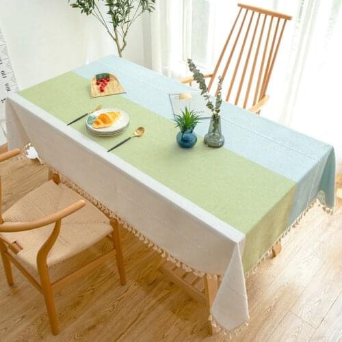 Table Cloth Rectangular Wedding Decoration for Parties Table Linen Tablecloth with Embroidery Kitchen Ornaments Household Items