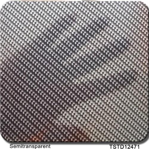 TSAUTOP 1*50m size TSTD12471 carbon fiber water transfer printing film hydrographic film