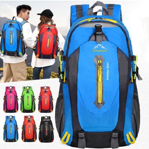 40L Waterproof Men Backpack Outdoor Sports Shoulder Bag Travel Tactical Backpack Camping Hiking Trekking Bags Camping Equipment
