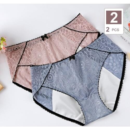 Plus Size Women Menstrual Panties for Menstruation Sexy Increase Widening Leakproof Womens Panties Large Size Period Panties 6L