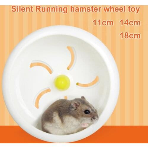 Hamster Wheel Silent Spinner Pets Running Sports Exercise Wheel Pet Accessories for Hamsters Gerbils Mice LC
