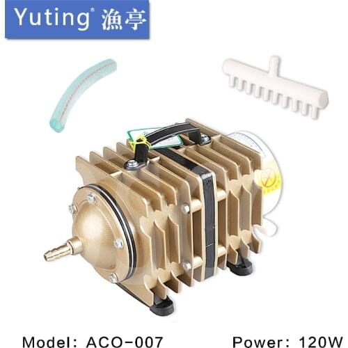120W 90L/min SUNSUN ACO-007 Electromagnetic Aquarium Air Pump for Fish Tank Oxygen Air Pump Hydroponics Pond Air Compressor Pump