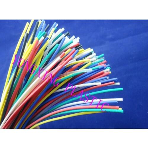 84PCS/lot 1.0/3.0/5.0/6.0/10/13mm 2:1 Heat Shrink Tubing insulating bush Wrap Sleeve 7 Colors 6 size